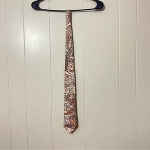 Lorenzo Silk Neck Tie Paisley Made in Italy 100% Silk
